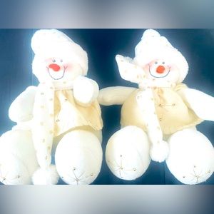 Christmas decorations, completely handmade. Snowman ⛄️. 4 pieces.